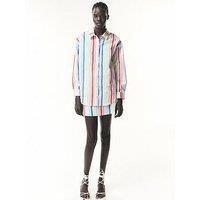 Olivia Rubin Arin Rainbow Stripe Shirt