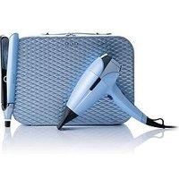 Ghd Deluxe Gift Set - Chronos Hair Straightener & Helios Hair Dryer In Icy Blue