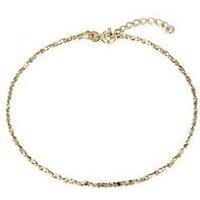 Seol + Gold Twisted Serpentine Anklet