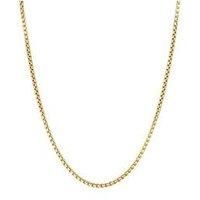 Seol + Gold Rounded Box Chain 16-18"