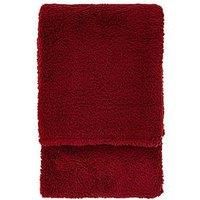 Crossland Grove Lucca Fleece Throw Merlot 1300X1800Mm