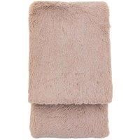 Crossland Grove Juniper Faux Fur Throw Mauve 1500X2000Mm