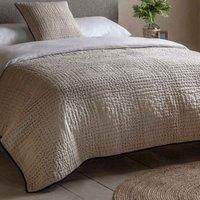 Crossland Grove Matrix Bedspread Beige 2400X2600Mm