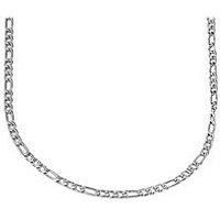 Men's Figaro 316 Steel Chain Necklace - 14,16,18,20,22,24,26,28,30 inch