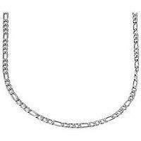 Men's Figaro 316 Steel Chain Necklace - 14,16,18,20,22,24,26,28,30 inch