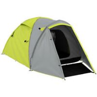 Outsunny 2-3 Man Camping Tent with Living Area, 2000mm Waterproof, Yellow