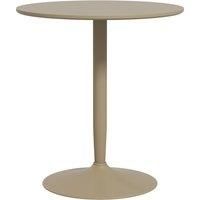 HOMCOM Round Dining Table, Modern Dining Room Table with Steel Base, Non-slip Foot Pad, Space Saving Dining Table, Light Brown Aosom UK