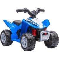 AIYAPLAY Honda Licensed Kids Electric Quad Bike 6V ATV Ride On for 1.5-3 Years Blue