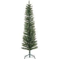 HOMCOM 6ft Artificial Bare Pencil Christmas Tree - Green