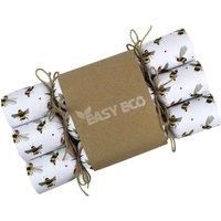 Recycled Paper Christmas Crackers Plastic Free - Bees Table Decorations