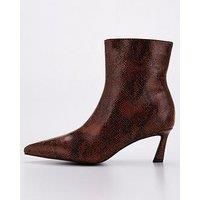 Raid Henton Ankle Boots - Snake - Print