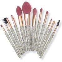 Crystal Deluxe Make Up Brush Set of 12