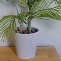 90cm Artificial Palm Tree Potted in Decorative Planter