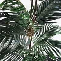 140cm Green Plastic Large Bushy Artificial Palm Tree for Home Decor