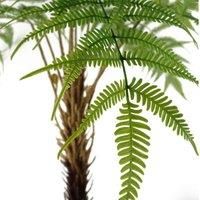 Large Green Artificial Fern Plant 120x90x90cm in Plastic Pot for Home Decor