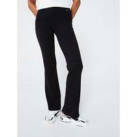 Gym King Womens Sports Luxe Flared Trouser - Black