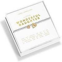 Joma Jewellery Boxed A Little Wonderful Daughter Bracelet