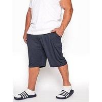 BadRhino Men's  Navy Essential Cargo Jogger Shorts M to 8XL Navy Size