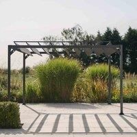 Kettler Panalsol Louvre 3 x 3.5m Aluminium Grey