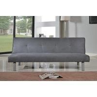 Monza Faux Suede Sofa Bed - Blue, Grey, Cinnamon Or Cream!