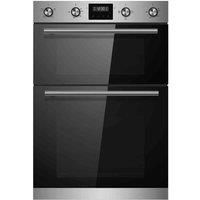 Cookology Built-in Electric Double Oven & timer CDO900SS 60cm Stainless Steel