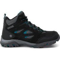 Regatta Women's Holcombe IEP Mid High Rise Hiking Boots, Black (Blk/Deep Lake 2fz), 7 UK (41 EU)