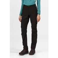 Regatta Womens Highton Stretch Walking Trousers (Black)