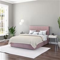 Aspire Grant Small Double End Lift Ottoman Bed - Blush