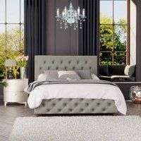 Laurence Llewelyn-Bowen Laurence Llewelyn Bowen Luna Ottoman Storage Bed Plush Velvet Duck Egg Super King