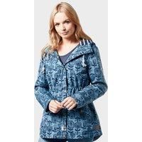 Weird Fish Women's Agnes Showerproof Jacket, Blue/JKT