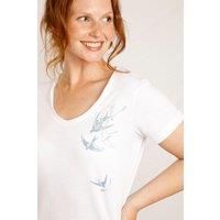 Quinni Organic Graphic V-Neck T-Shirt