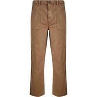 Weird Fish Newhaven Workwear Trousers Tan Size 42