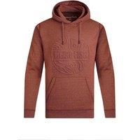 Weird Fish Perranporth Embossed Grindle Hoodie Nut Size S