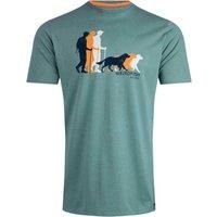 Weird Fish Man's Best Friend Eco Graphic T-Shirt Mineral Blue Size XL