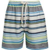 Weird Fish Chichi Organic Cotton Stripe Shorts