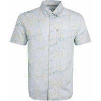 Weird Fish Tarim Linen Rich Hawaiian Shirt