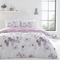 Catherine Lansfield Butterflies Duvet Cover Set