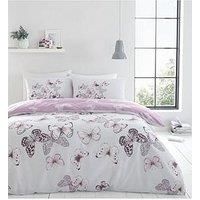 Catherine Lansfield Butterflies Duvet Cover Set