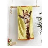 Giraffe Beach Towel