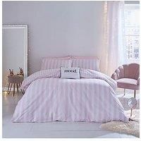 Sassy B Stripe Tease Teenage Duvet Cover Bedding Set Pink/White