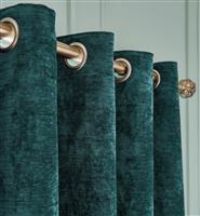 Hyperion Selene Chenille Curtain - Teal - 117X229cm