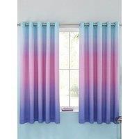 Pastel Catherine Lansfield Ombre Rainbow Clouds Bedding Curtains Matching Range