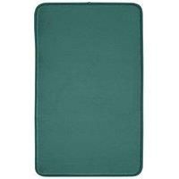 Catherine Lansfield Bathroom Anti-Bacterial Memory Foam Bathmat Bath Mat Forest Green, Mats, One Size