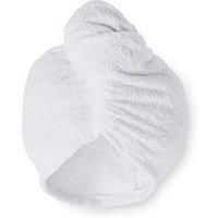 Catherine Lansfield Quick Dry Cotton Turbie Head Towel White