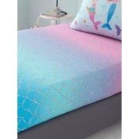 Catherine Lansfield Mermaid Ombre Single Fitted Sheet Pink