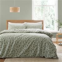 Bianca Shadow Leaves 100% Cotton Duvet Cover Set