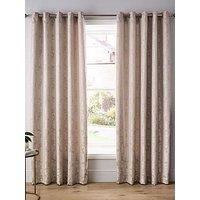 Catherine Lansfield Damask Jacquard Curtains 66X72 Inch