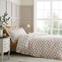 Catherine Lansfield Frill Ditsy Floral Duvet Cover Set