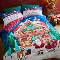 Catherine Lansfield Christmas Workshop Bedding Set - Double