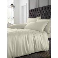 Catherine Lansfield Silky Soft Satin Duvet Cover Set - Champagne